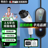 菱动力(LINGDONGLI)随车充电枪充电桩 新能源电动汽车充电器 比亚迪特斯拉蔚来小鹏五菱宏光mini通用 8/16A 3.5kw 3米