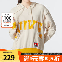 NIKE 耐克 卫衣女上衣2022秋季新款运动服宽松长袖套头衫DQ6586 DQ6586-126 L