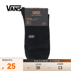 VANS 范斯 万斯（VANS）男子袜子（延续款） VN0006JIBLK F