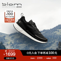 爱步（ECCO）618BIOM 2.2跑步鞋男鞋 2024年春季新款运动鞋男训练 健步830754 黑色83075400001 40