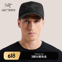 ARC'TERYX 始祖鸟 ARC’TERYX始祖鸟 BIRD TRUCKER CURVED 透气 男女同款 弯檐帽 Black/黑色