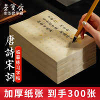 荣宝斋 毛笔字帖300张小楷毛笔字帖书法入门60种诗词临摹软笔手抄本专用练习描红宣纸半熟宣