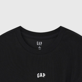 Gap 盖璞 女士UPF50+防晒连衣裙透气凉感不对称A字裙 512502 黑色 L