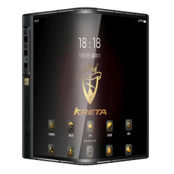 kret克里特kretav11v詹姆士新款折叠屏手机智能商务双屏新机一亿像素