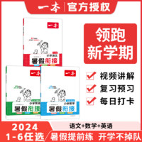 暑假衔接1至6年级小学暑假阅读本、练字帖、数学口算本，人教版北师版通用