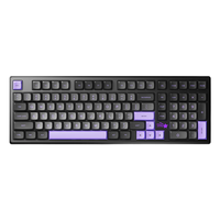 VTER galaxy100 101键 三模机械键盘 幻影黑 玫瑰静音轴 RGB