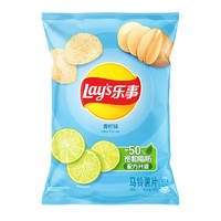 88VIP：Lay's 乐事 薯片青柠味75g×1袋小吃零食休闲食品
