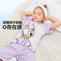 Disney 迪士尼 男女童短袖睡衣套装  儿童家居服2024夏季新款女童公主睡裙