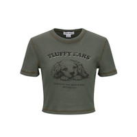 URBAN REVIVO 女装时尚小众不规则设计感气质T恤衫UWL440156 石色 S