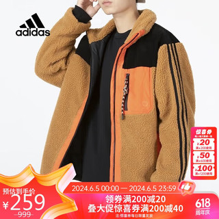 adidas 阿迪达斯 男款加绒外套HN4769 A/S