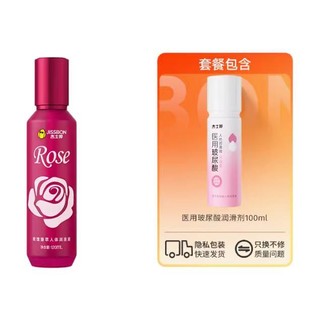 jissbon 杰士邦 玫瑰臻萃人体润滑液120ml+医用玻尿酸100ml