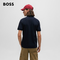 HUGO BOSS 男士24新款弹力修身短袖Polo衫