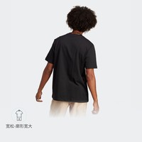 adidas 阿迪达斯 探险系列宽松印花运动上衣圆领短袖T恤男装adidas阿迪达斯三叶草