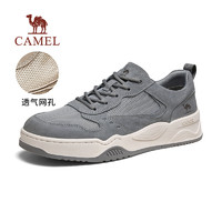88VIP：CAMEL 骆驼 男鞋2024夏季新款透气网面运动鞋工装百搭厚底休闲男士板鞋