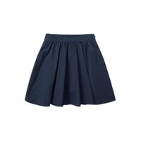 Gap 盖璞 女装2024夏季梭织松紧腰A字裙半裙简约百搭运动短裙464951 海军蓝 XL