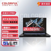 百亿补贴：COLORFUL 七彩虹 X17PRO酷睿i9-12900H/3070Ti 165Hz高色域2.5K屏电竞笔记本