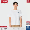 Levi's 李维斯 24春季男士短袖T恤纯棉柔软复古印花休闲时尚 白色 000S6-0001 XS