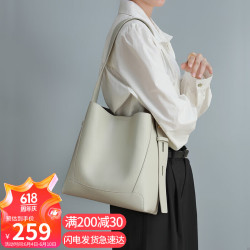 viney水桶包牛皮包包女包大容量斜挎包轻奢通勤手提单肩大包品牌百搭