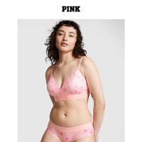 VICTORIA'S SECRET PINK 无钢圈时尚舒适文胸胸罩女士内衣 5YJI粉色/雏菊印花-薄款 11200256 32D