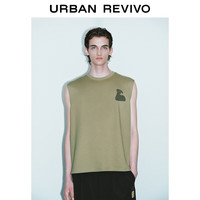 URBAN REVIVO 男士创意街头风趣味图案宽松背心 UMV440087