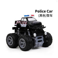 abay 警车汽车模型玩具惯性越野车儿童玩具