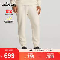 allbirds Sweatpant夏季舒适简约百搭运动休闲男款卫裤长裤 自然白 XS