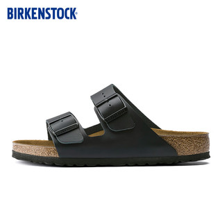 BIRKENSTOCK勃肯软木拖鞋男女同款牛皮拖鞋Arizona系列 黑色窄版51193 41