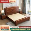 中式现代实木床加厚加粗超厚榫卯结构1.8米气压1.5米主卧床储物床