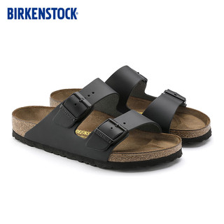 BIRKENSTOCK勃肯软木拖鞋男女同款牛皮拖鞋Arizona系列 黑色窄版51193 43