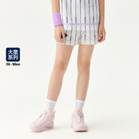 FILA 斐乐 女童运动短裤（105-165）针织短裤女童舒适休闲时尚短裤