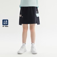 FILA 斐乐 女中大童（130-165）裤子女童宽松休闲舒适百搭裤裙