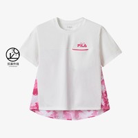 FILA 斐乐 女中大童（130-165）T恤女童宽松短袖T恤