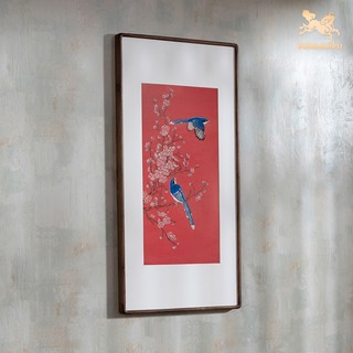 铜师傅 手工錾刻 铜雕画《喜上枝头》装饰画 玄关画 背景画 壁画