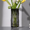 花瓶轻奢大号冰川玻璃透明插花水培郁金香富贵竹鲜花客厅餐桌摆件