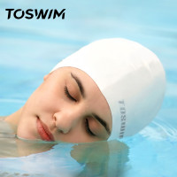 TOSWIM 拓胜 泳帽 TS61400700 鱼肚白 标准版