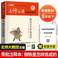 名师名课旁批注释本 钢铁是怎样炼成的 初中统编语文教材配套阅读