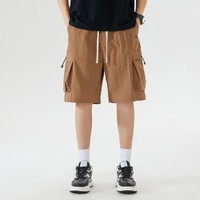 361° 夏季休闲五分裤立体口袋简约透气青年运动户外工装裤