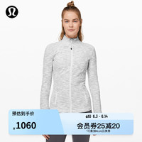 lululemon 丨Define 女士运动夹克 *Luon LW4AWDS 灰白色 M/8