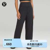 lululemon丨Align™ 女士运动高腰阔腿裤 28" LW5ETMA 黑色 S