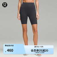 lululemon丨Align™ 女士运动高腰紧身短裤 8" 裸感 LW7CRMS瑜伽裤 石墨灰 6