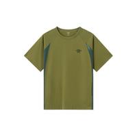 Gap 盖璞 男女装2024夏季瞬时凉感纯棉拼接短袖T恤宽松上衣 463318