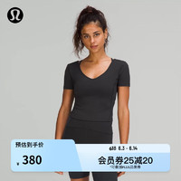 lululemon 丨 Align™ 女士运动 T 恤 LW3FBMS 黑色 10