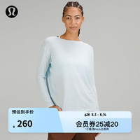 lululemon 丨Back in Action 女士长袖 T 恤 LW3CXFS 蓝色粉末色 2