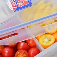 LOCK&LOCK; 单只装厨房冰箱收纳盒储物盒微波炉冰箱塑料饭盒保鲜盒