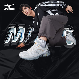 美津浓（MIZUNO）【FIYI V2】男女运动跑步鞋千禧复古厚底休闲鞋 01/【月光白】 42.5