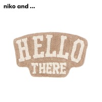 niko and ... 地毯2023年秋冬新款hello简约ins风日式地垫180183