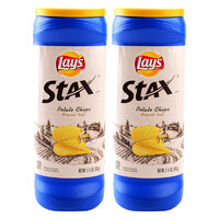 88VIP：Lay's 乐事 墨西哥原装进口 原味桶装薯片  163g*2罐装