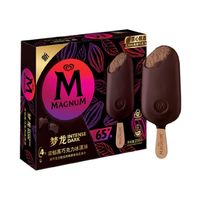 MAGNUM 梦龙 王嘉尔推荐 和路雪 浓郁黑巧克力口味冰淇淋 64g*4支 任选4件（凑1元）