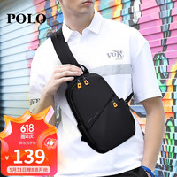 POLO 胸包男士机能风单肩包休闲斜挎包通勤腰包运动挎包iPad包手机包