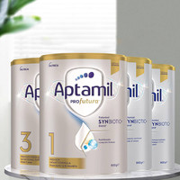 Aptamil 爱他美 预售6月8日左右发货 澳洲APTAMIL 白金版婴幼儿奶粉全段位900g/罐 6罐 三段